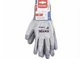 Extol Premium 8856696 Rukavice polyesterové polomáčané v polyuretáne, 8"