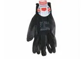 Extol Premium 8856637 Rukavice z polyesteru polomáčané v PU, čierne, 10"