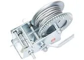 Strend Pro HW-100-1350, Naviják račňový, ručný, lano 10 m, 5 mm, max. 1350 kg
