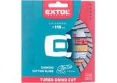 Extol Industrial 8703061 Kotúč rezný diamantový Turbo Grind Cut, 115x2,2mm