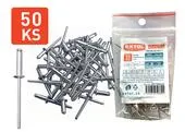 Extol Premium 8813844A Nity trhacie hliníkové 3,2x12,7mm 50ks