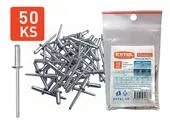 Extol Premium 8813841A Nity trhacie hliníkové 3,2x6,4mm, 50ks