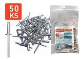 Extol Premium 8813854A Nity trhacie hliníkové 4,0x12,7mm 50ks