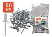 Extol Premium 8813864A Nity trhacie hliníkové 4,8x12,7mm 50ks