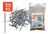 Extol Premium 8813868A Nity trhacie hliníkové 4,8x19mm 50ks
