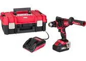 Worcraft XCUBE001 Toolbox Skrutkovač + Uhlová brúska 125 mm, 2x 4.0 Ah aku