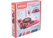 Extol Premium 8823303 Uholník laserový s prísavkou, zelený laser, max. 9m, 3,7V Li-ion, USB nabíjanie