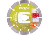Extol Premium 903032 Kotúč rezný diamantový segmentový, 125x1,8mm, suché rezanie