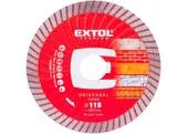 Extol Premium 8803051 Kotúč rezný diamantový Turbo, ø115x2,0mm, suché a mokré rezanie