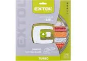 Extol Craft 903055 Kotúč rezný diamantový Turbo, 230x2,6mm, suché a mokré rezanie
