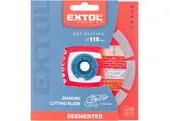 Extol Premium 8803011 Kotúč rezný diamantový segmentový, ø115x1,8mm, suché rezanie