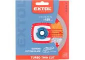 Extol Premium 8803042 Kotúč rezný diamantový Turbo Thin Cut, ø125x1,4mm, suché a mokré rezanie