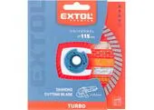 Extol Premium 8803051 Kotúč rezný diamantový Turbo, ø115x2,0mm, suché a mokré rezanie