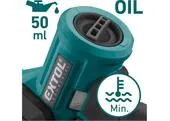 Extol Industrial 8791923 Píla reťazová kompaktná aku Share20V, bez aku, čepeľ 13cm, mazanie