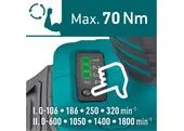 Extol Industrial 8791806 Vŕtačka s príklepom aku Share20V, 1x 2Ah