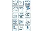 EXTOL PREMIUM 8820047 Merač vzdialenosti laserový do 70m, ±2mm, zelený laser, LCD