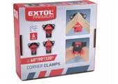 Extol Premium 8815440 Svorky rohové rýchloupínacie strunové, 4ks, 60-90-120st