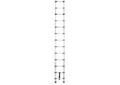 Rebrík Strend Pro, teleskopický, 3,8 m, 1x13, max. 125 kg