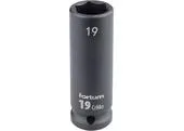 FORTUM 4703219 Kľúč nástrčný rázový, 1/2'', 19mm
