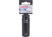 FORTUM 4703221 Kľúč nástrčný rázový, 1/2'', 21mm