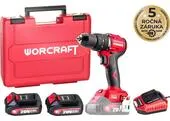 Worcraft CHD-S20LiBCM Skrutkovač ShareSYS, 20V, 60Nm, 2x 2 Ah, SET