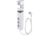 Kábel Strend Pro, L-1,4 m, predlžovací, 6v1, 3x zásuvka, 2x USB-A, 1x USB-C, s upnutím na stôl