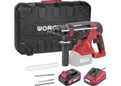 Worcraft CRH-S20LiBCM SET Kladivo 20V, ShareSYS, SDS+, 3J, bezuhlíkové, v kufríku