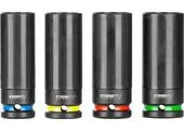 Sada hlavíc Strend Pro Premium, 4 dielna, CrV, 17-19-21-22 mm,