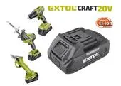 Extol Craft 402483 Akumulátor 20V/2Ah Li-ion, pre 40245X, indikátor stavu nabitia
