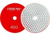 Kotúč Strend Pro Premium P400, 100 mm, leštiaci, diamantový, suchý zips, za mokra leštenie brúsenie