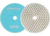 Kotúč Strend Pro Premium P3000, 100 mm, leštiaci, diamantový, suchý zips, za mokra leštenie brúsenie