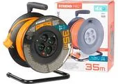 Strend Pro DG-4ZR-FB04 Predlžovací kábel na bubne 35 m 213057