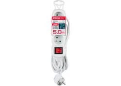 Strend Pro DG-F803BK 05,00 m Predlžovací kábel 3 zásuvky + vypínač