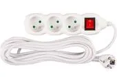 Strend Pro DG-F803BK 05,00 m Predlžovací kábel 3 zásuvky + vypínač