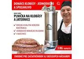 Strend Pro Porking SM206 Plnička na klobásy a jaternice, vertikálna, 3 kg, ručná
