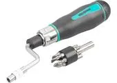 Skrutkovač Whirlpower® 96-7914, SpeedyDriver, 1/4", 12 bitov