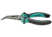Whirlpower 15603-211 160 mm Kliešte vyhnuté, s dlhým nosom, Cr-V, Satin, DIN5745
