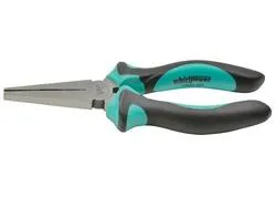 Whirlpower 15602-121 160 mm Kliešte s plochým nosom, Cr-V, Satin, DIN5745