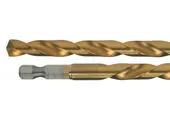 Makita D-15833 Vrták 10mm HSS-TiN 1/4" do kovu