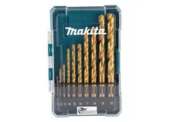 Makita D-72849 Sada vrtákov HSS – Tin 10 ks