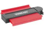 Šablóna na obkreslenie tvarov Strend Pro DG681, 125x130 mm, s uzamknutím vzoru a magnetom