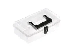 Kufríkový organizér Prosperplast UNIBOX NUN10, 8.5x13.5x24.5 cm, 5 priečok