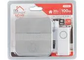 MagicHome 2212164 Intelligent4 Bezdrôtový domový zvonček, počet melódií 30, LED, IP44