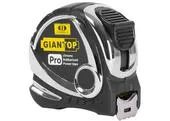 Meter GIANT CR-G44, 5 m, 25 mm, zvinovací, chróm/nylón