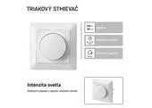 Emos Triakový stmievač č. 6 pre regulovateľné LED žiarovky