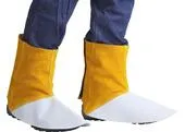 Gamaše Strend Pro Industrial, na zváranie, návleky, kožené, 15 cm, pár 2 ks