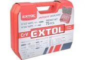 Extol Premium 8818321 Sada nástrčných kľúčov, 1/4", 1/2", 75-dielna