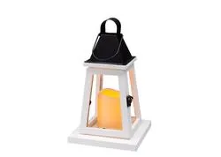 Lampáš MagicHome LW8823, 17x17x33 cm, LED, 3xAAA, drevo