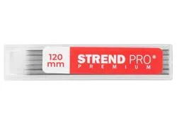 Tuha Strend Pro Premium, náhradná, pre tesársku ceruzku, značkovacia, 6 ks, čierna, 120 mm