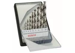 Bosch 2607010535 10-dielna súprava vrtákov do kovu Robust Line HSS-G, 135°